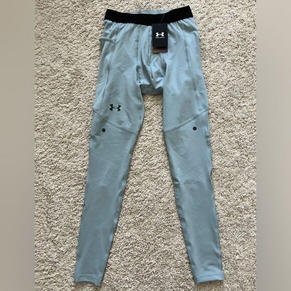 Under Armour UA RUSH SmartForm Gray Leggings - Picture 7 of 12